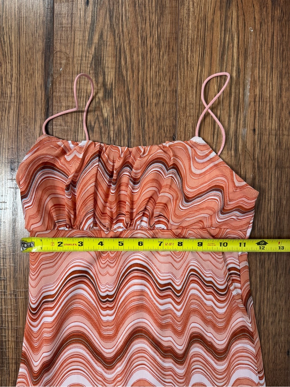 Y2K bodycon patterned midi dress - Picture 3 of 5